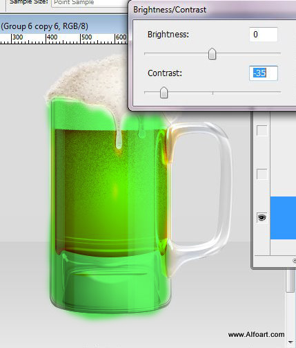 Shiny Cold Beer Glass Illustration with colorfull liquid inside and splashing effect.Create realistic glossy glass with liquid in them, make reflections and shadows